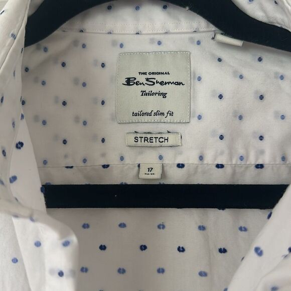 🚨Ben Sherman men’s dot button up dress shirt - Picture 3 of 3